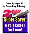 We Discount 2nd Day Air Shipping!