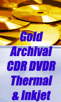  Archival gold cdr dvdr