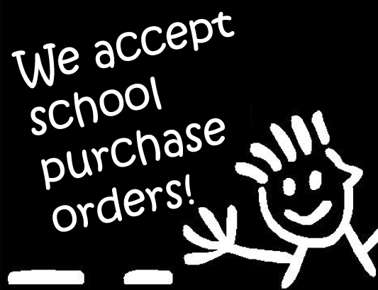 We Accept Purchase Orders from Schools Government and Furtune 1000 too!